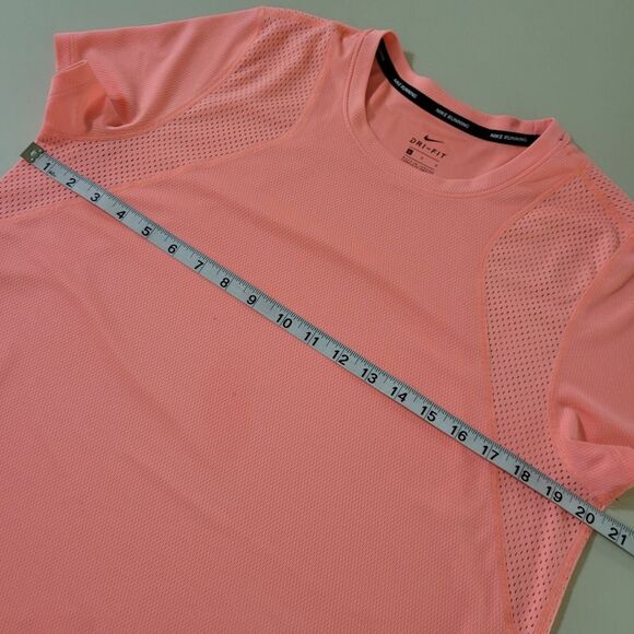 Nike Women's Orange Dri-FIT Crewneck Short Sleeve Top - Picture 7 of 16